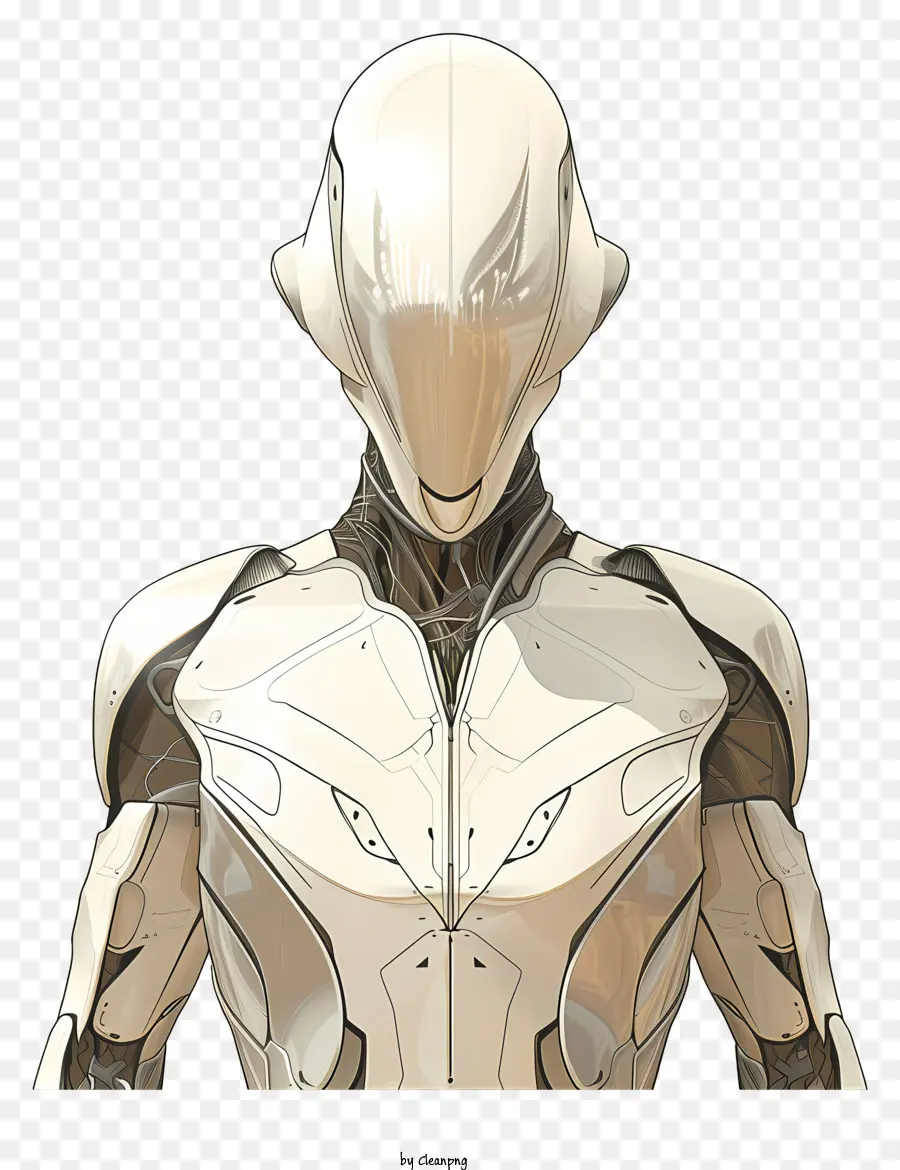 Bioman，Robot Humanoide Blanco PNG