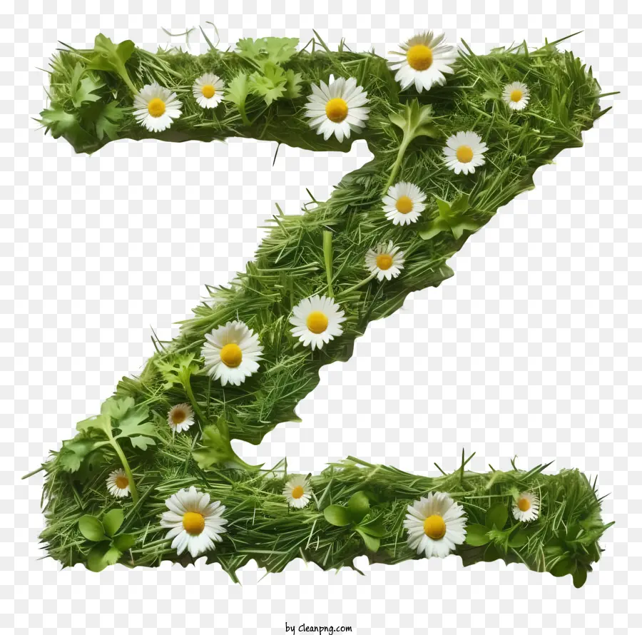 Letra Floral Z，Flor Z PNG