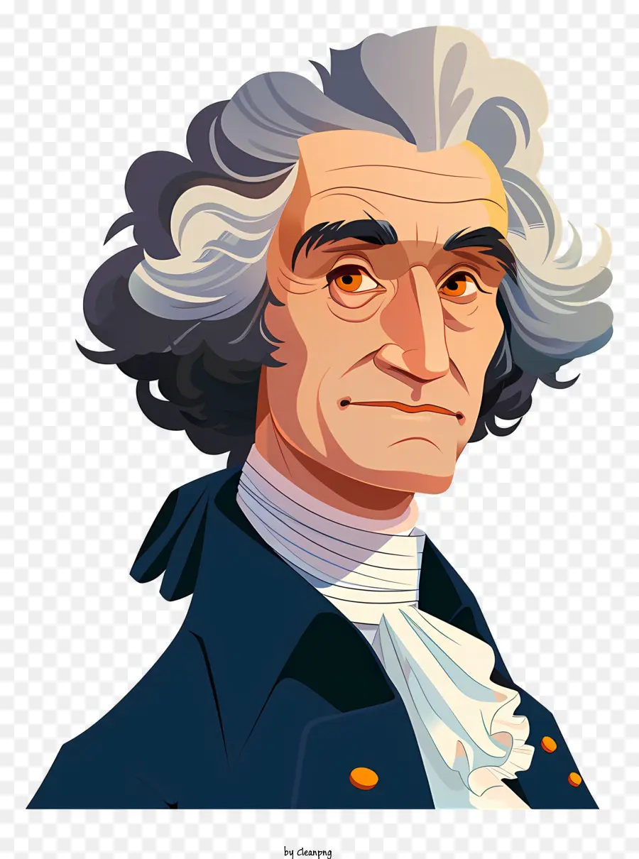 Thomas Jefferson，Figura Histórica PNG