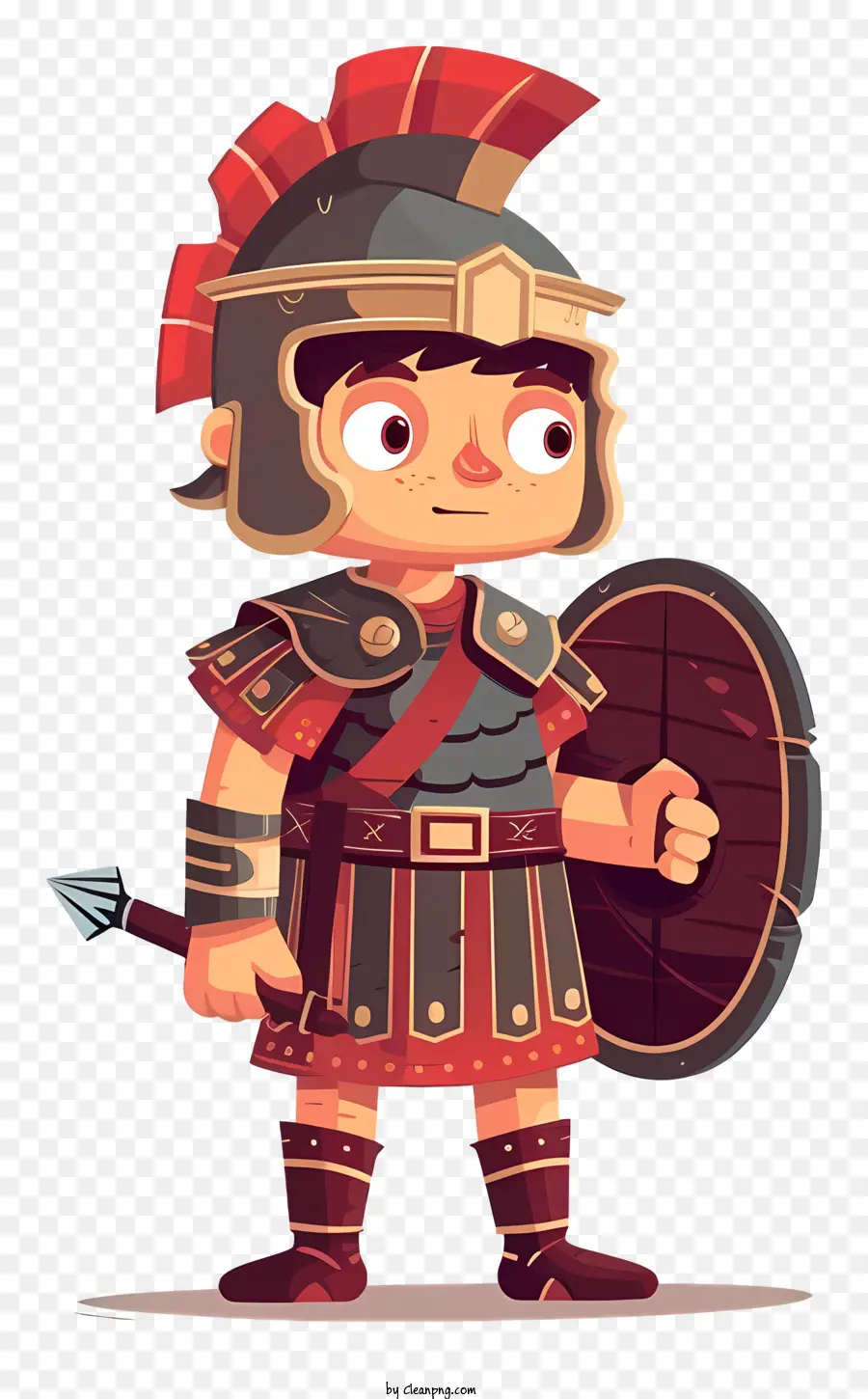 Antiguo Soldado De Roma，Personaje De Dibujos Animados PNG