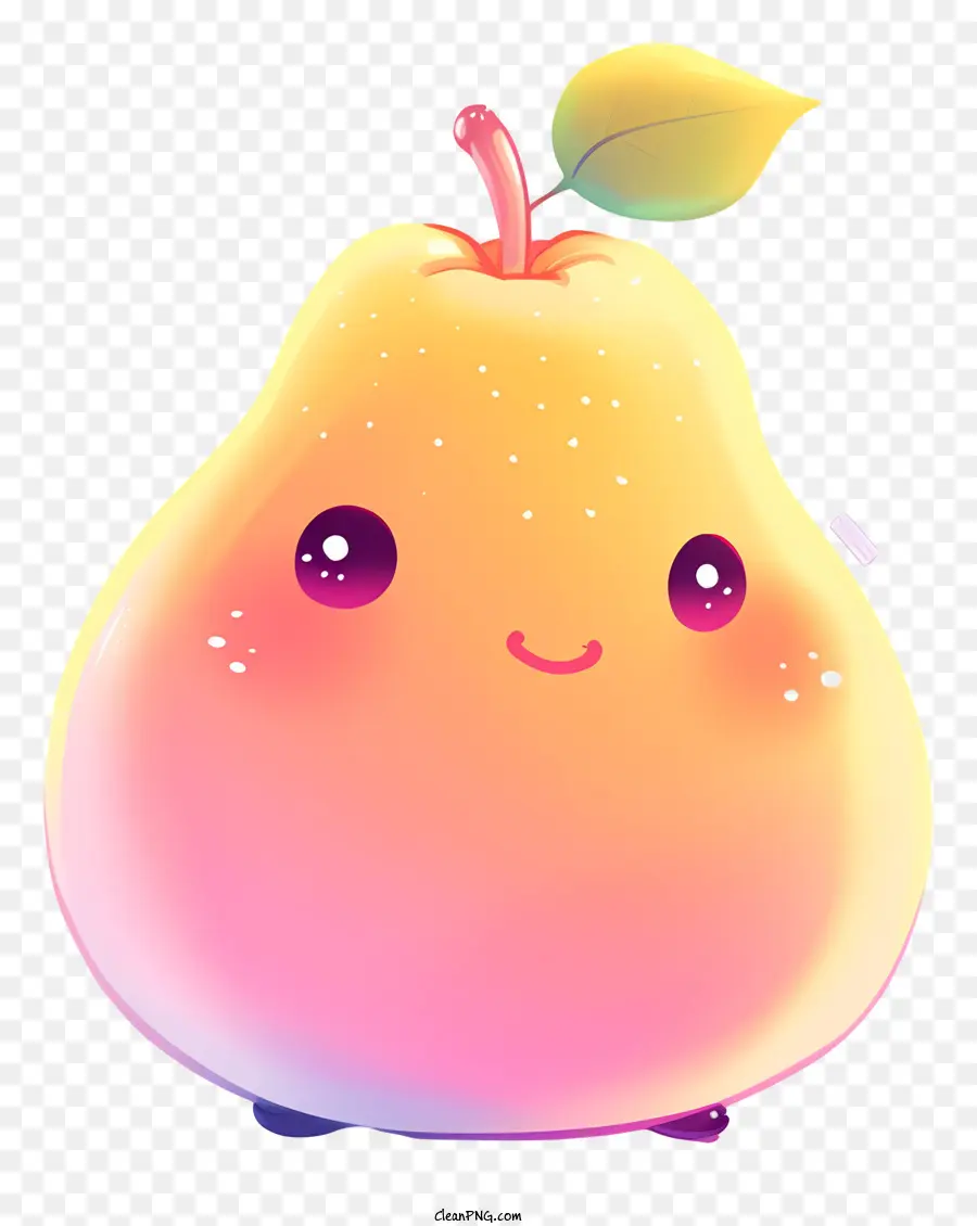 Dibujos Animados De Pera，Fruta Sonriente PNG