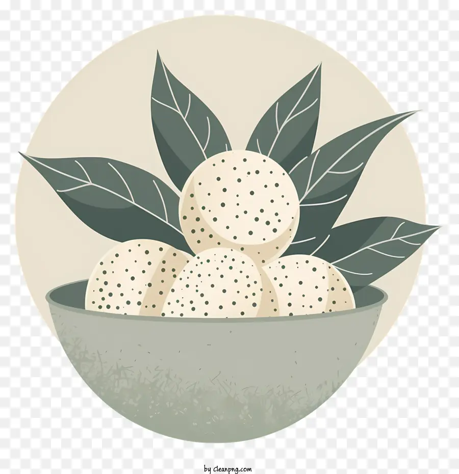 Laddu，Tazón De Fuente Blanco PNG