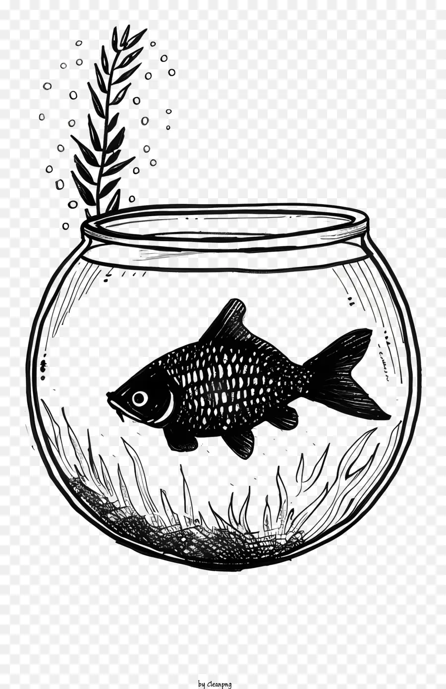 Fish Bowl，Tazón De Vidrio PNG