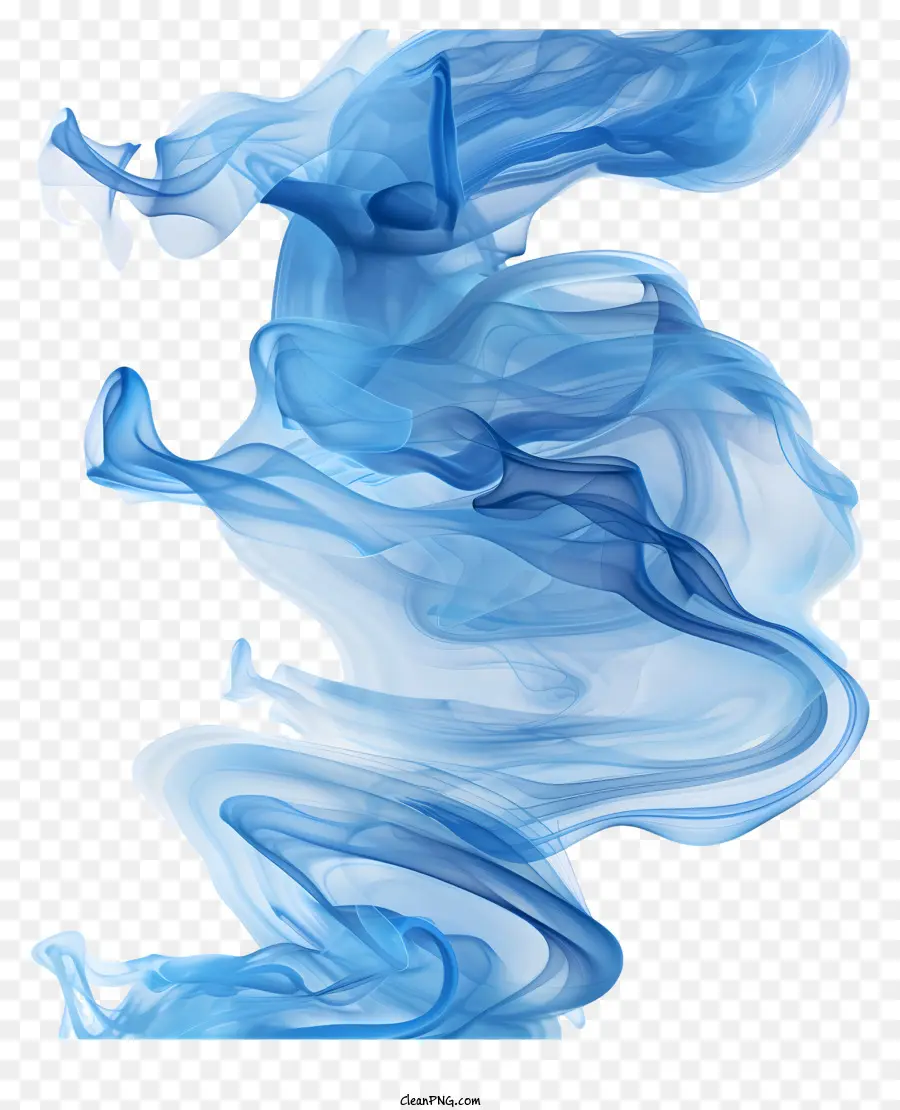 Humo Azul，Arte Abstracto PNG