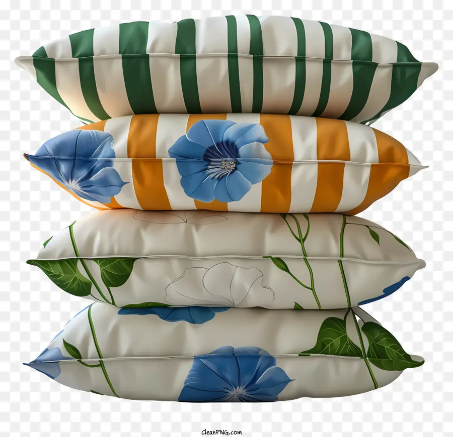 Almohadas，Almohadas Florales PNG