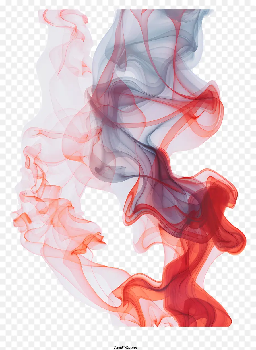 Humo Rojo，Vapor De Agua Giratoria PNG