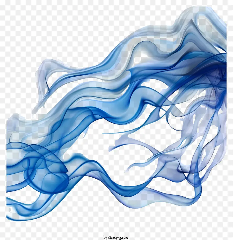 Humo Azul，La Pintura Abstracta PNG