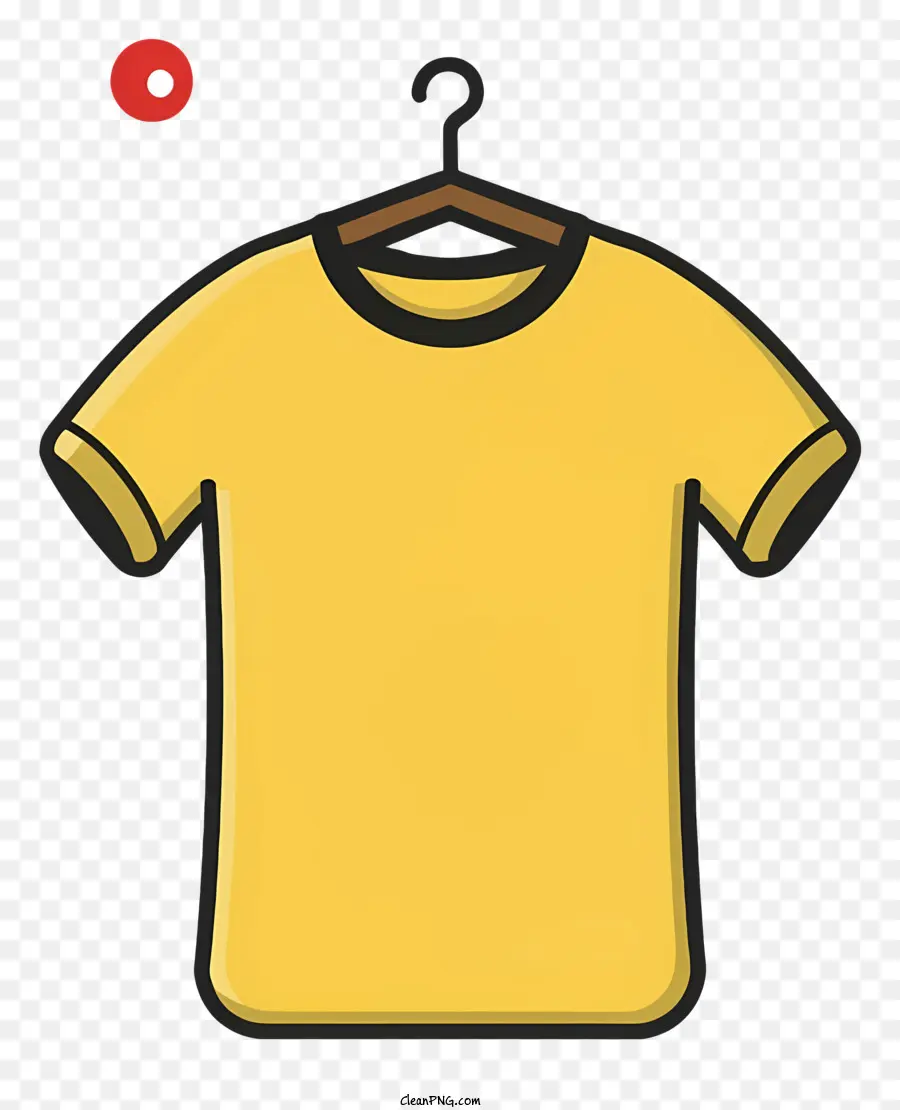 Ropa，Camiseta Amarilla PNG