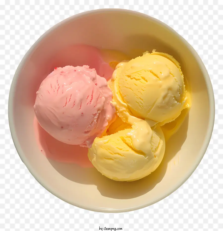 Tazón De Helado，Sabores De Helado PNG