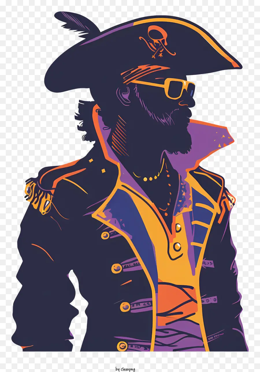 Hombre Punk，Sombrero De Pirata PNG