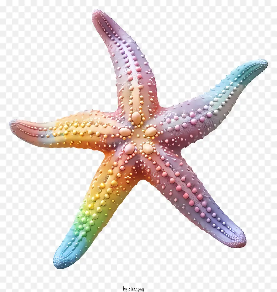 Estrella De Mar，Colores Vibrantes PNG