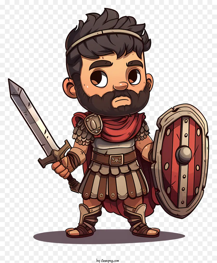 Antiguo Soldado De Roma，Caricatura Soldado Romano PNG