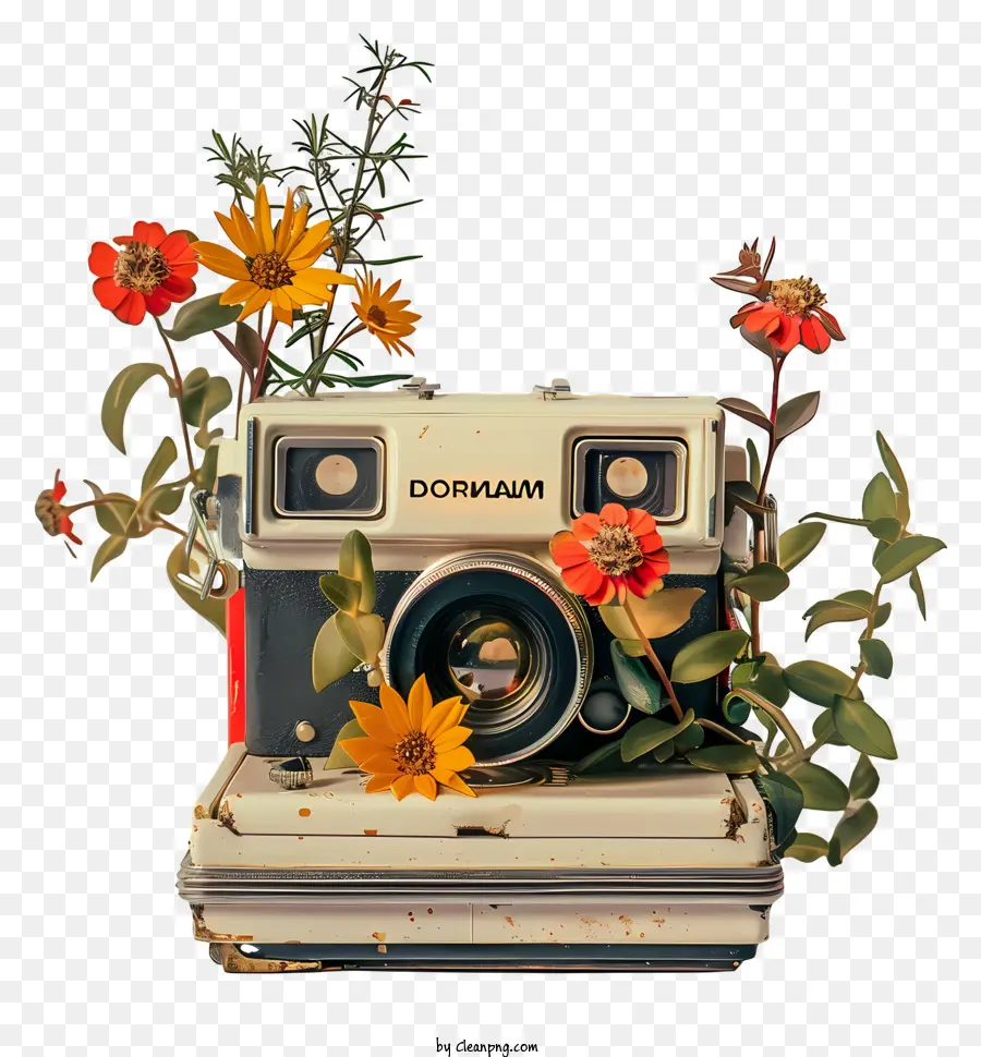 Cámara Polaroid，Cámara De La Vendimia PNG