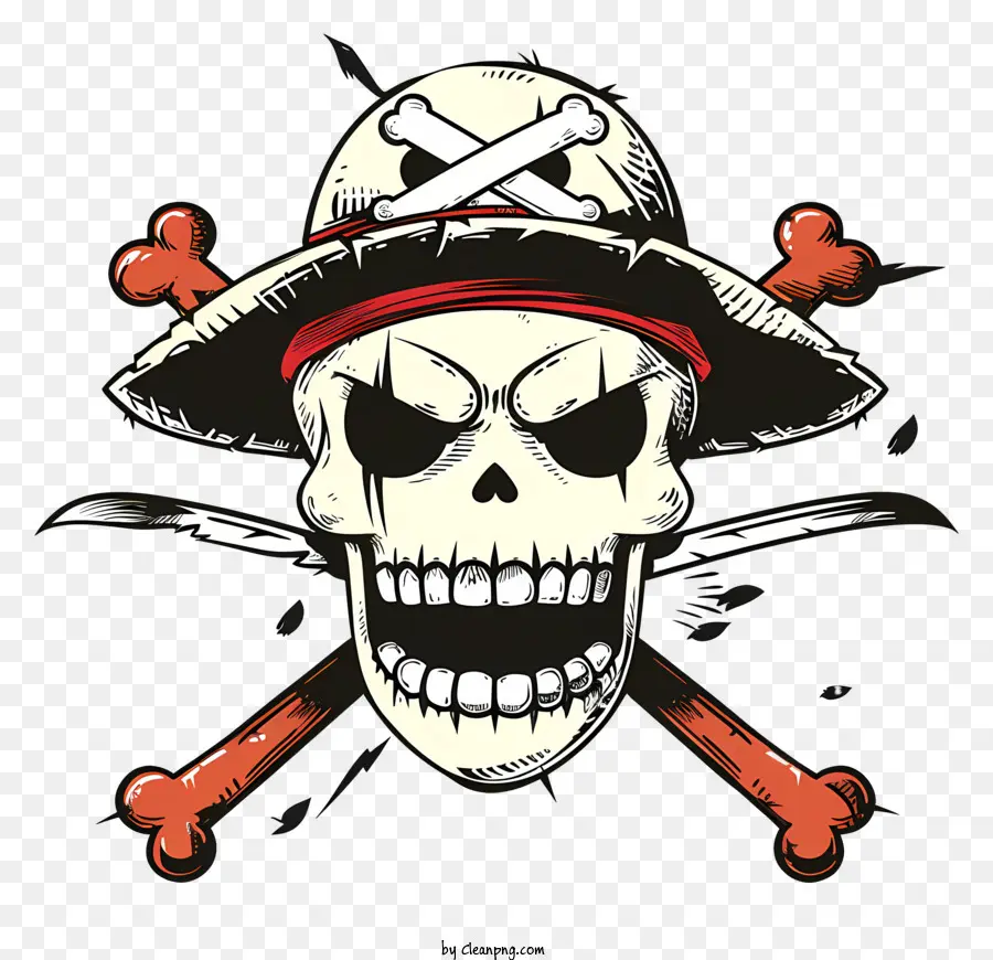 One Piece Jolly Roger，Bien PNG