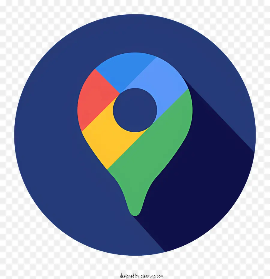 El Logo De Google Maps，Forma Circular PNG