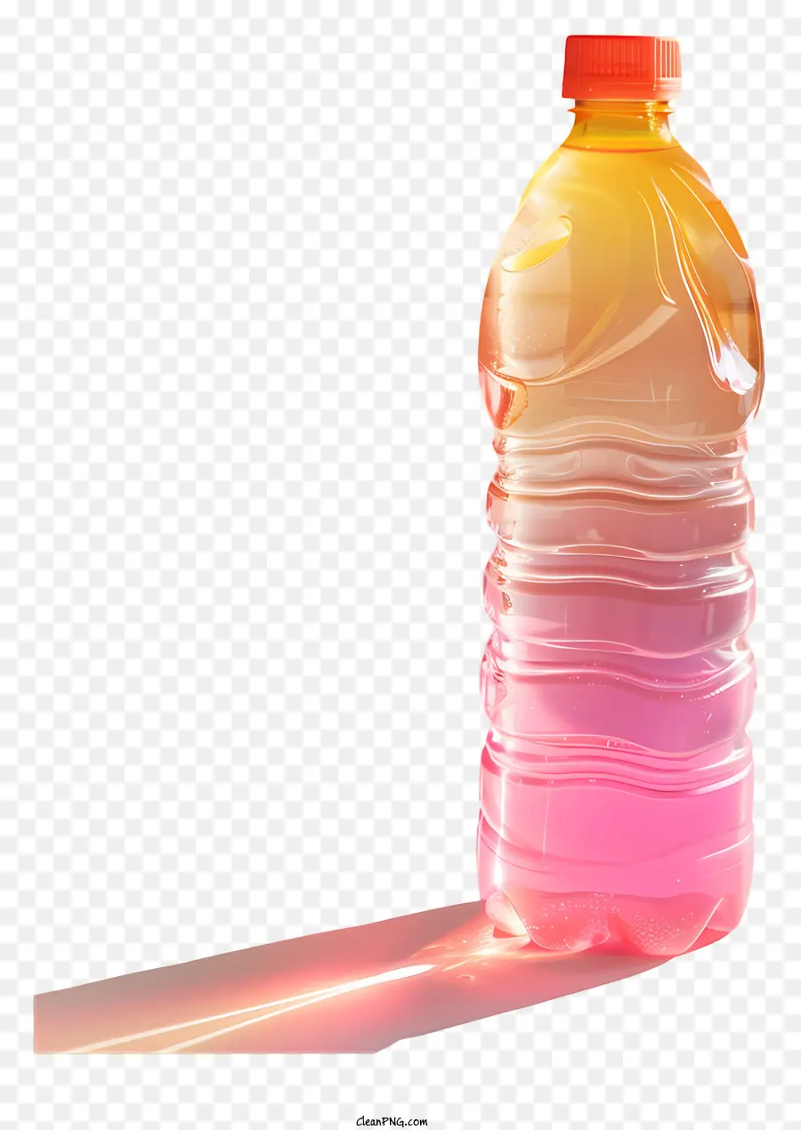 Botella De Plástico，Botella De Refresco Rosa PNG