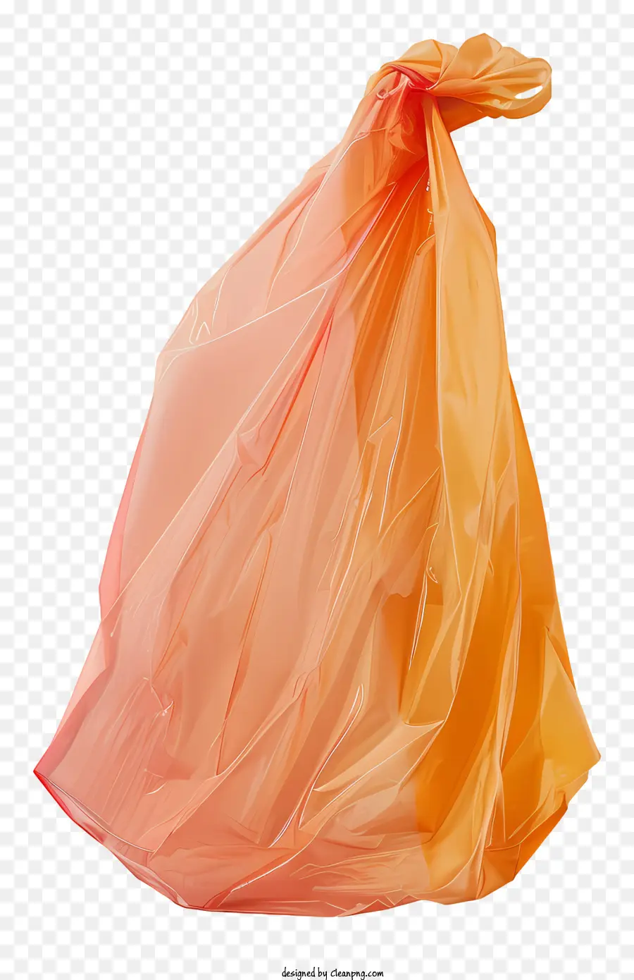 Bolsa De Plástico，Color Naranja PNG