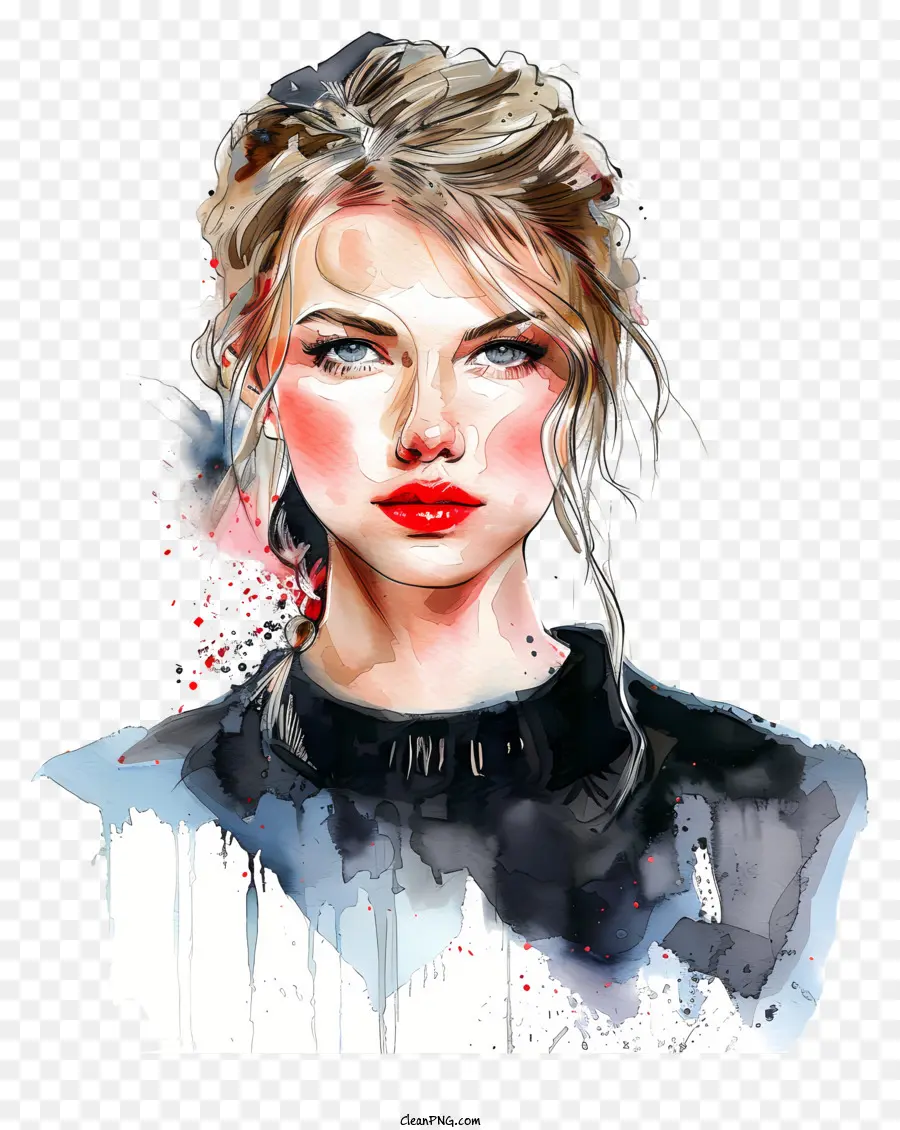 Taylor Swift，Retrato De Mujer PNG