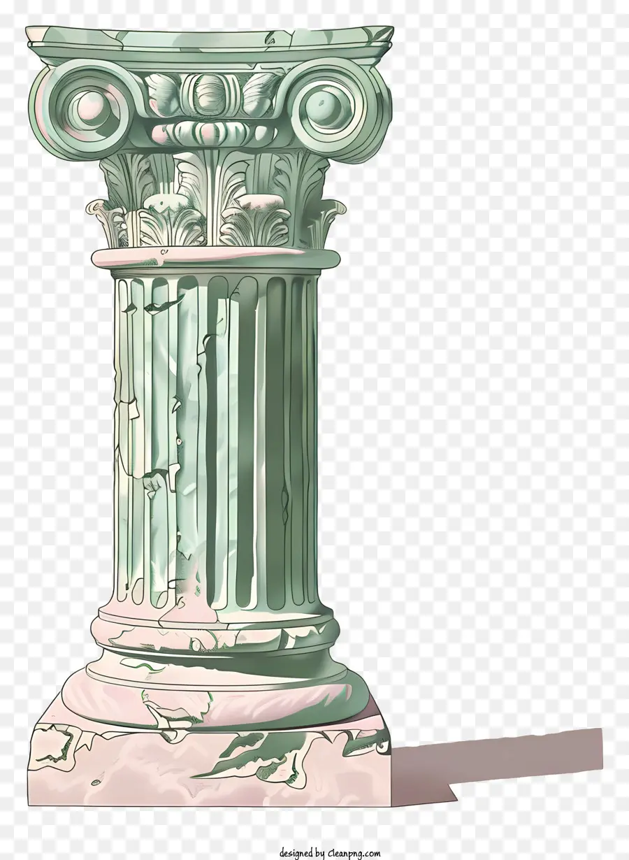Columna Antigua Grecia，Columna De Mármol Blanco PNG