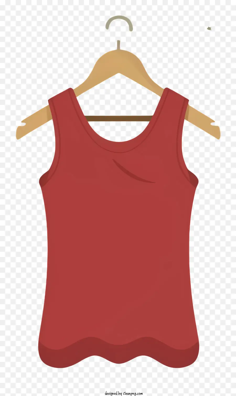 Ropa，Camiseta Sin Mangas Roja PNG