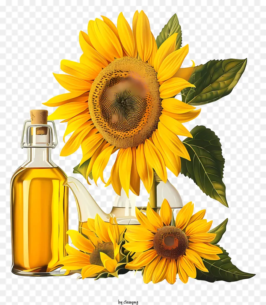 Aceite De Girasol，Girasol PNG