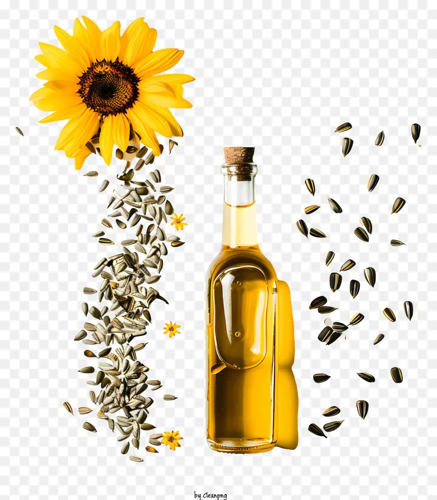 Aceite De Girasol，El Aceite De Cocina PNG