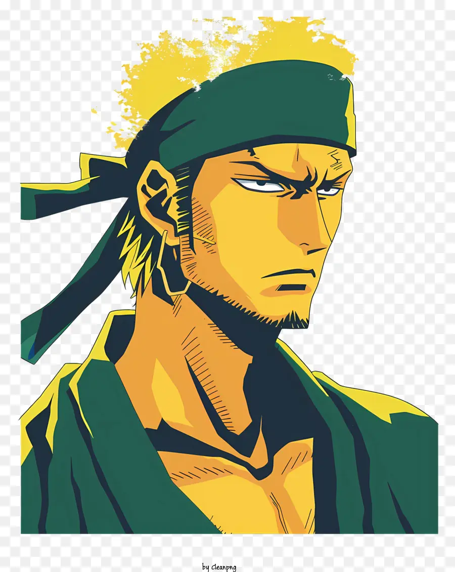 One Pieceroronoa Zoro，Personaje Animado PNG