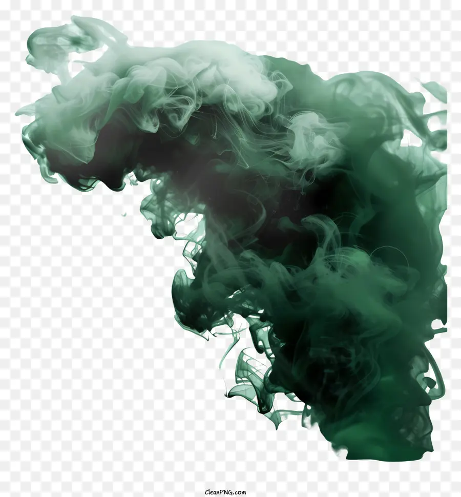 Humo Verde，Nube Oscura PNG