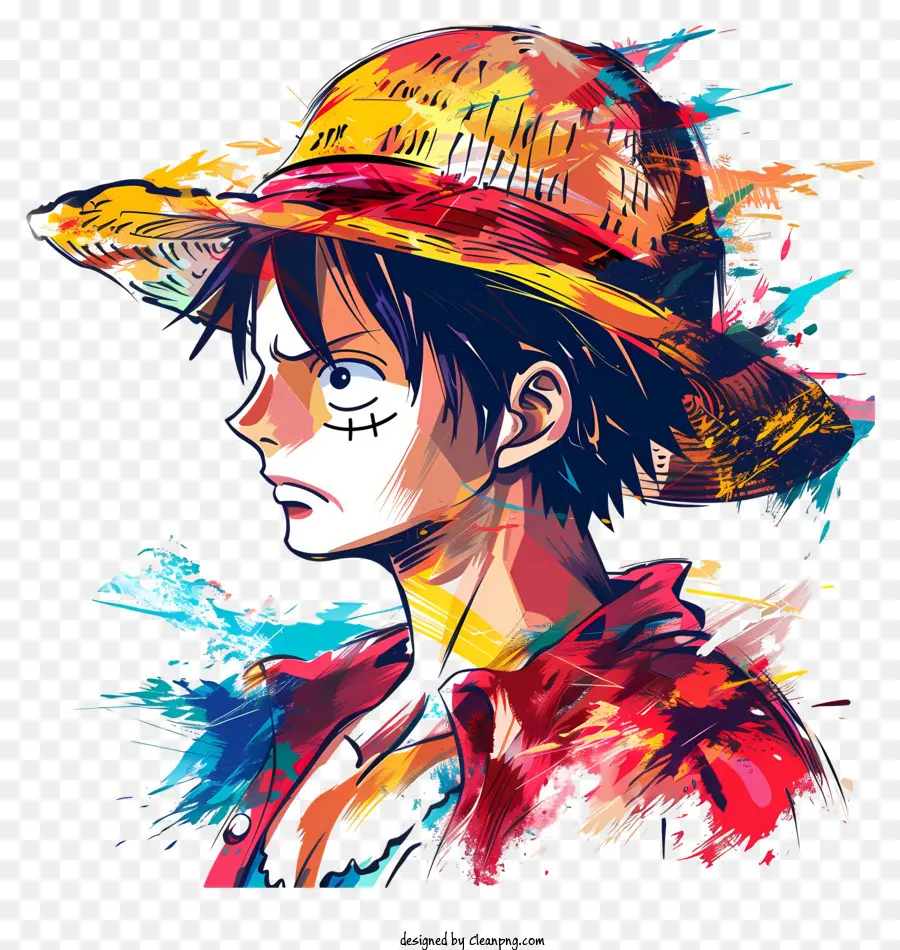 Luffy De Una Pieza，Personaje Animado PNG