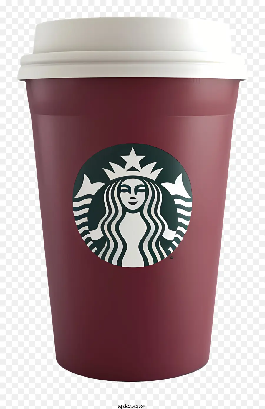 Taza De Café De Starbucks，Vaso De Plástico Rojo PNG