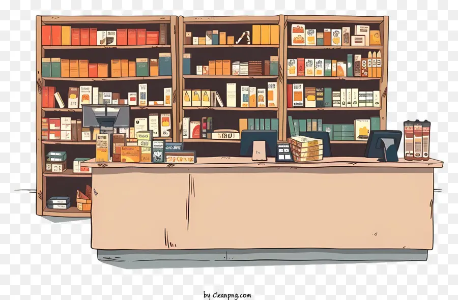 Librería，Libros PNG