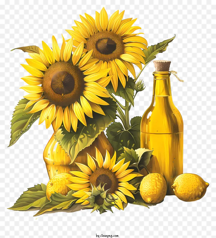 Aceite De Girasol，Los Girasoles PNG