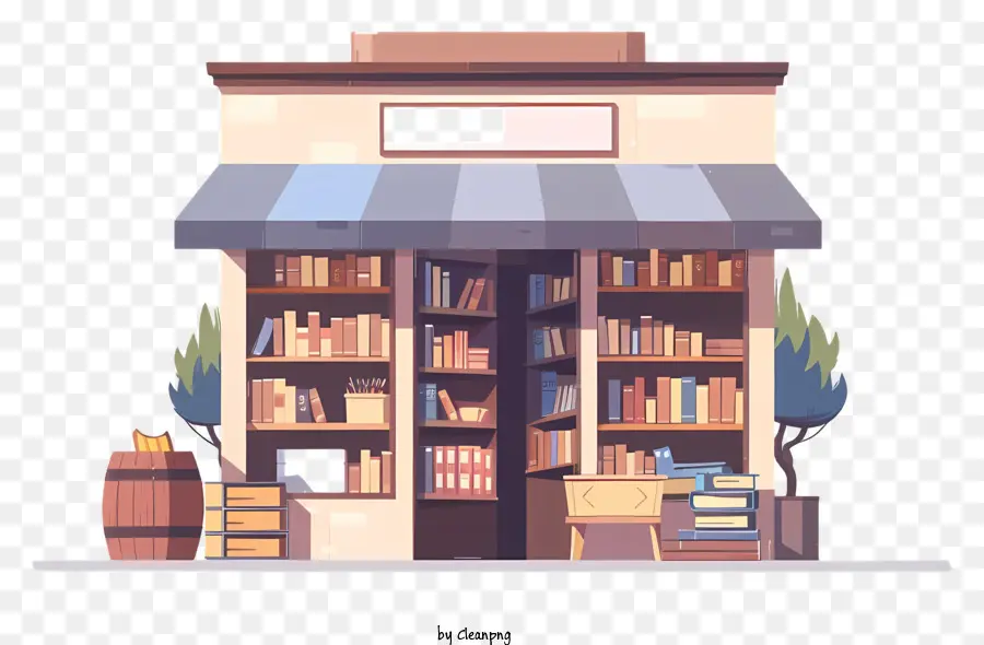 Librería，Libros PNG