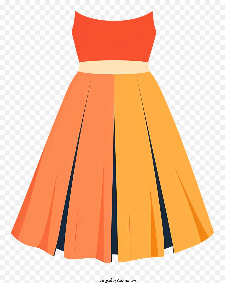 Falda，Vestido Colorido PNG