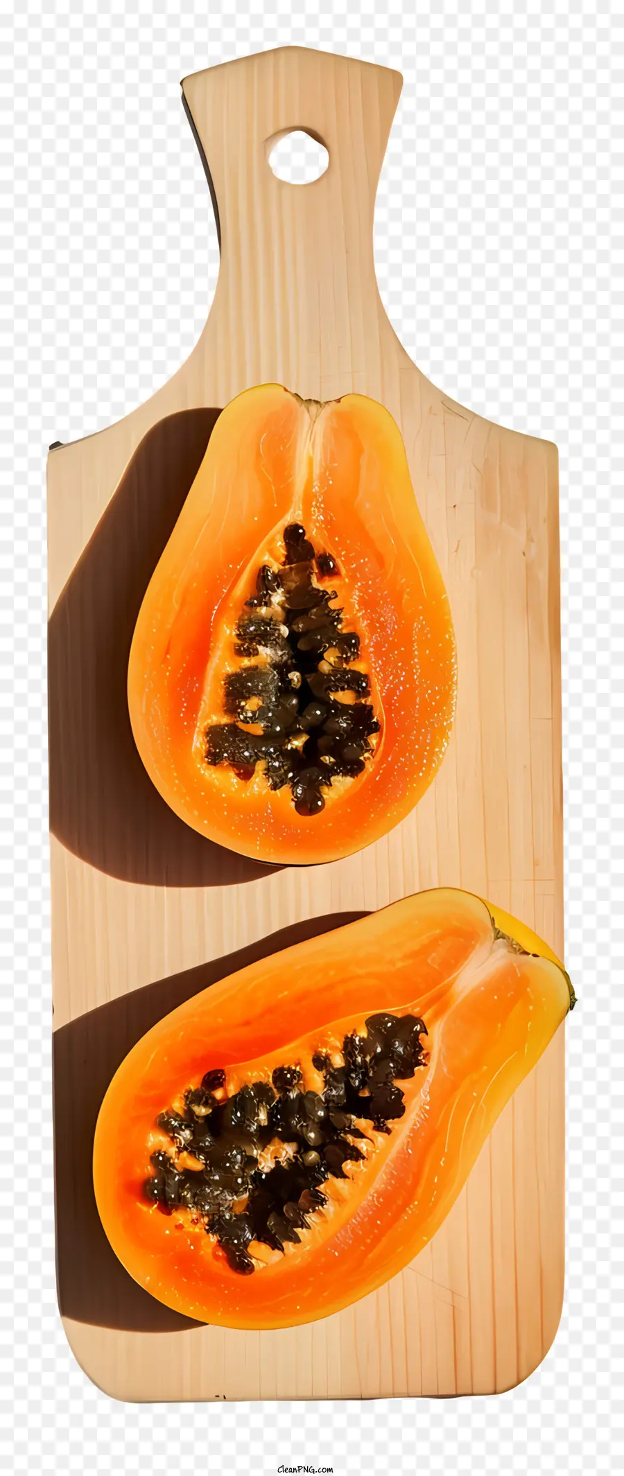 La Papaya，Tabla De Cortar PNG