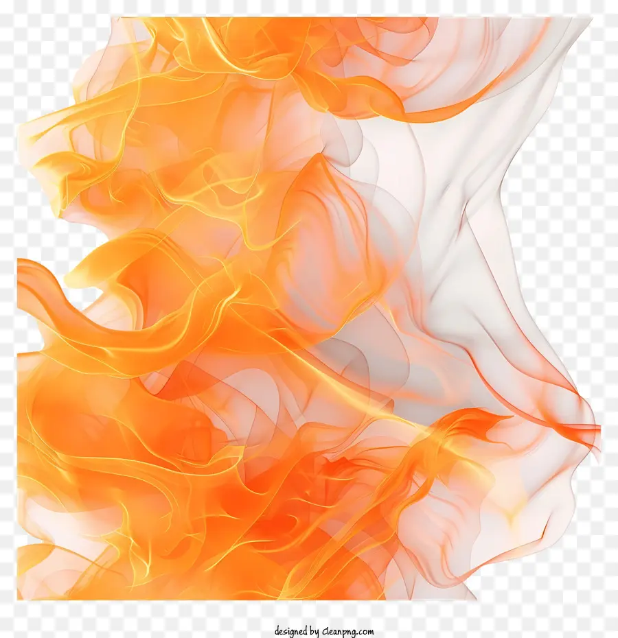 Humo Naranja，Fuego PNG