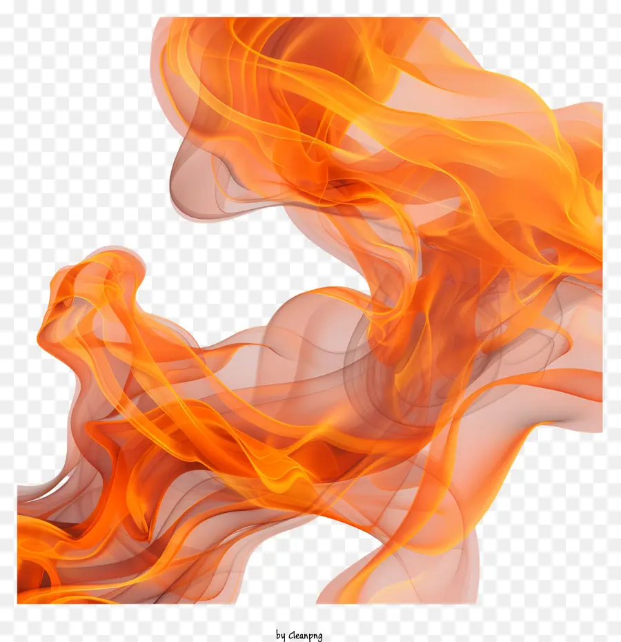 Humo Naranja，Fuego PNG