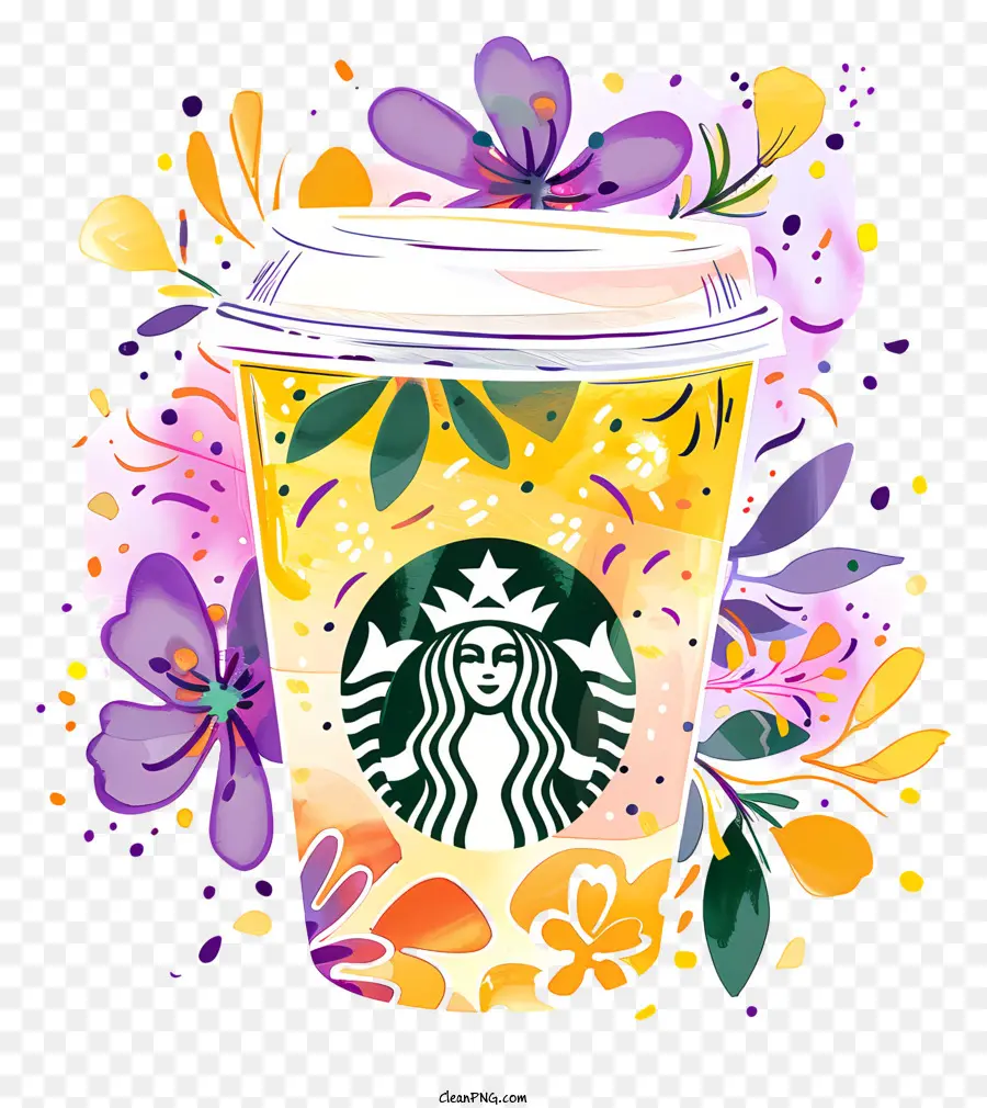 Taza De Café De Starbucks，Starbucks PNG