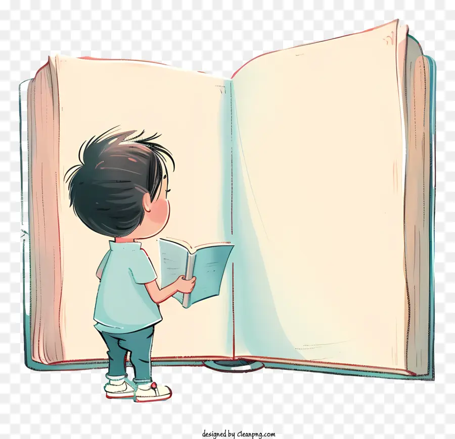 Niño Pequeño，Niño Con Libro PNG