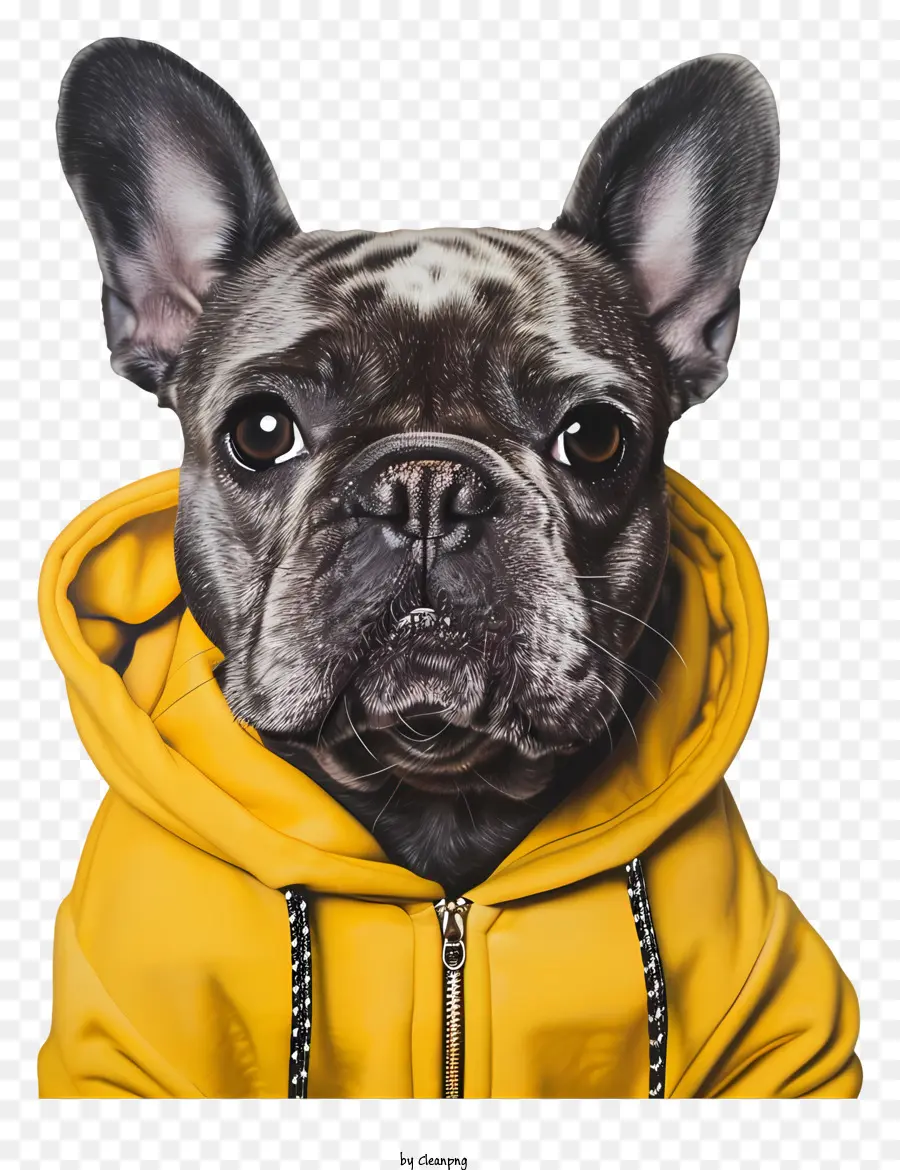 Bulldog Francés，Sudadera Con Capucha PNG