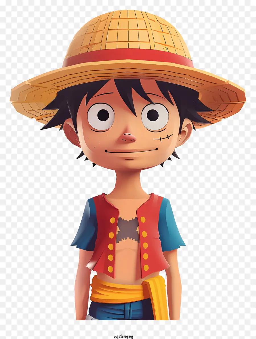 One Piece Luffy，Personaje De Dibujos Animados PNG