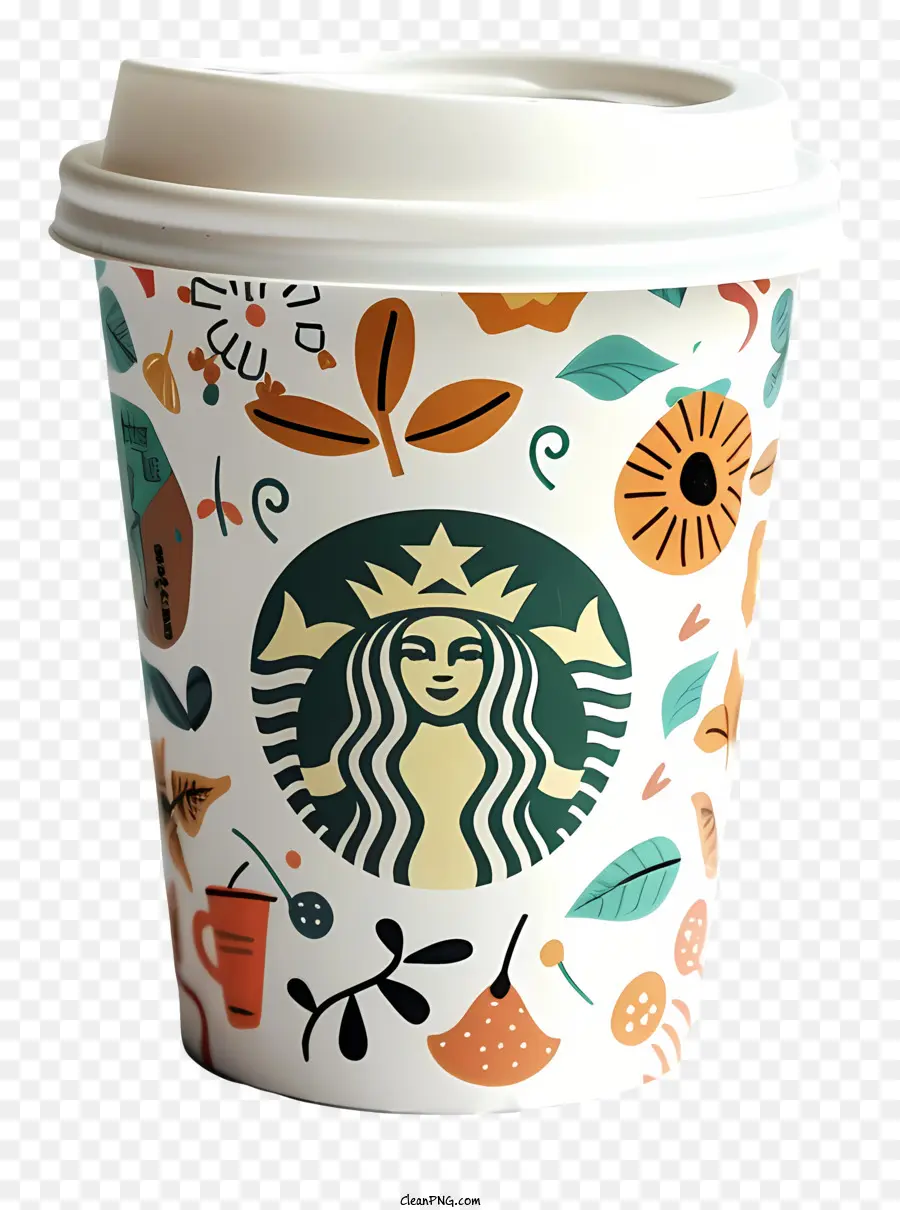 Taza De Café Starbucks，Copa Starbucks PNG