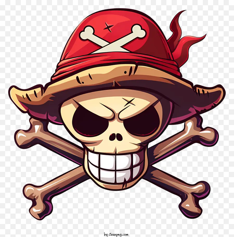 One Piece Jolly Roger，Piratas Logo PNG