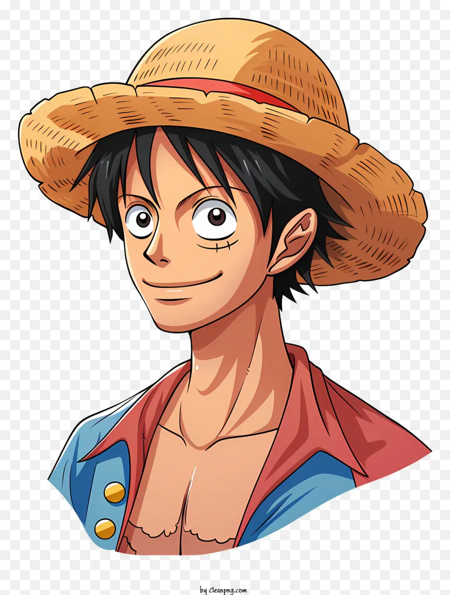 Luffy De Una Pieza，Personaje Animado PNG