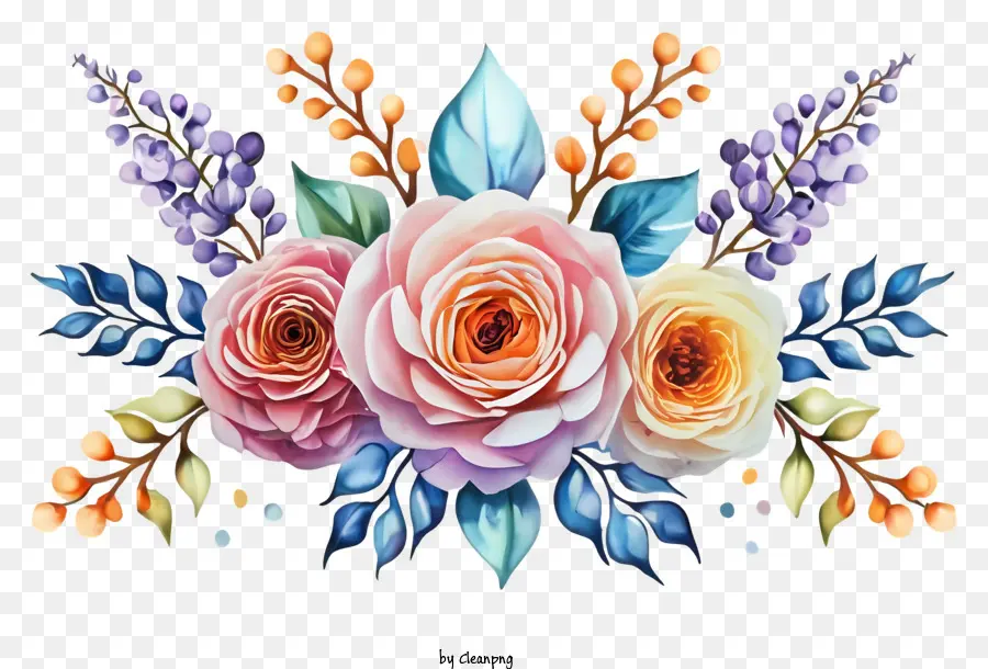 Flor，Rosas De Color Rosa PNG