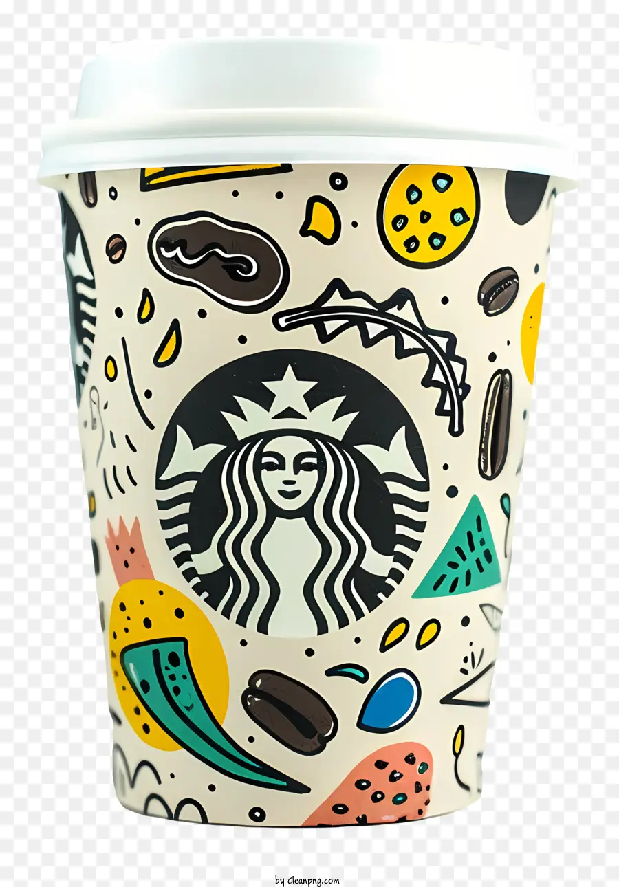 Taza De Café Starbucks，Copa Starbucks PNG