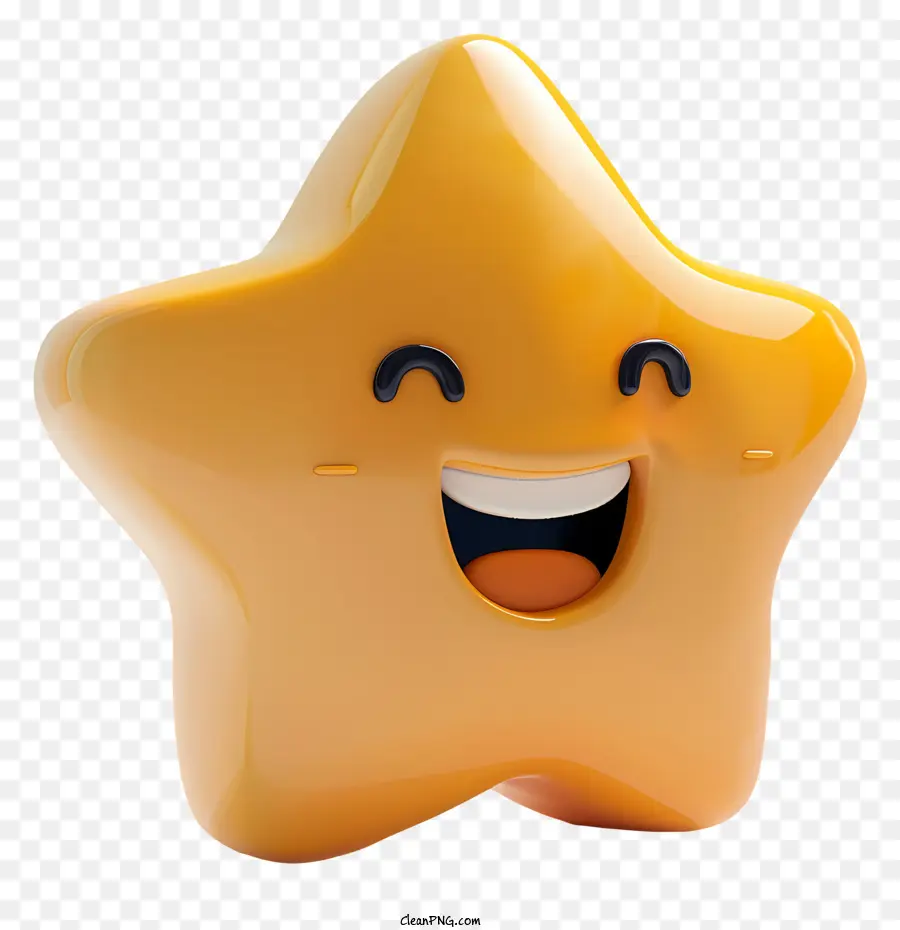 Estrella Emoji，Sonriendo Estrellas PNG