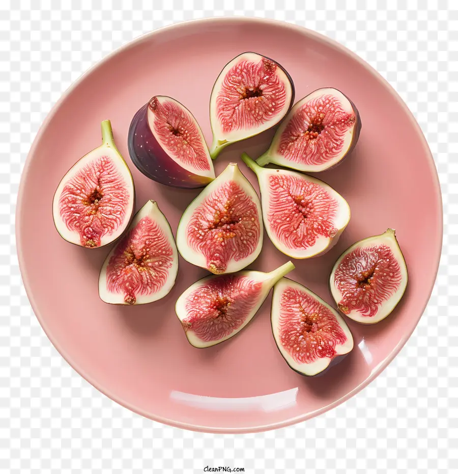 Higos En Rodajas，Figs Frescos PNG