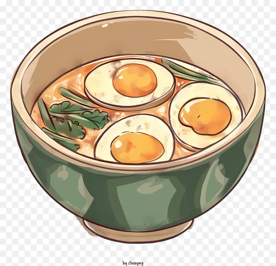 Estofado De Huevo Tailandés，Sopa Coreana PNG