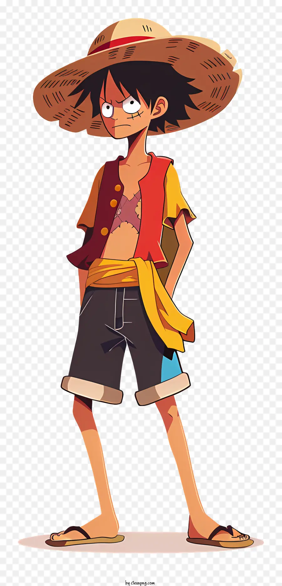 One Piece Luffy，Personaje De Dibujos Animados PNG